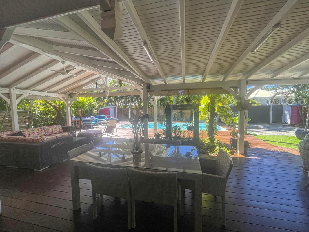 11.Location villa piscine Saint François Guadeloupe_Terrasse